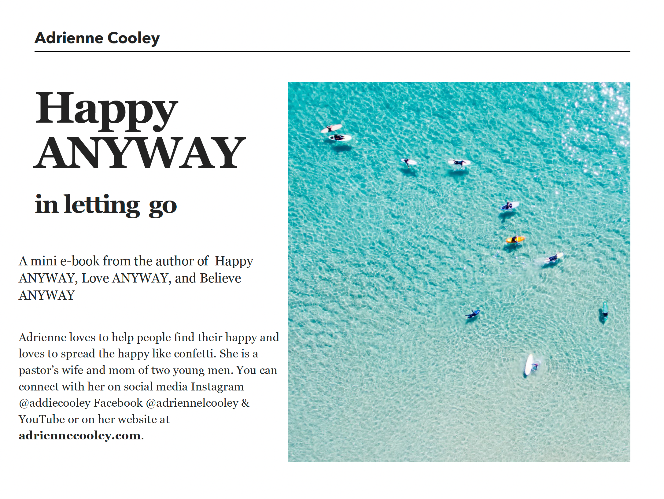 Happy ANYWAY - In Letting Go